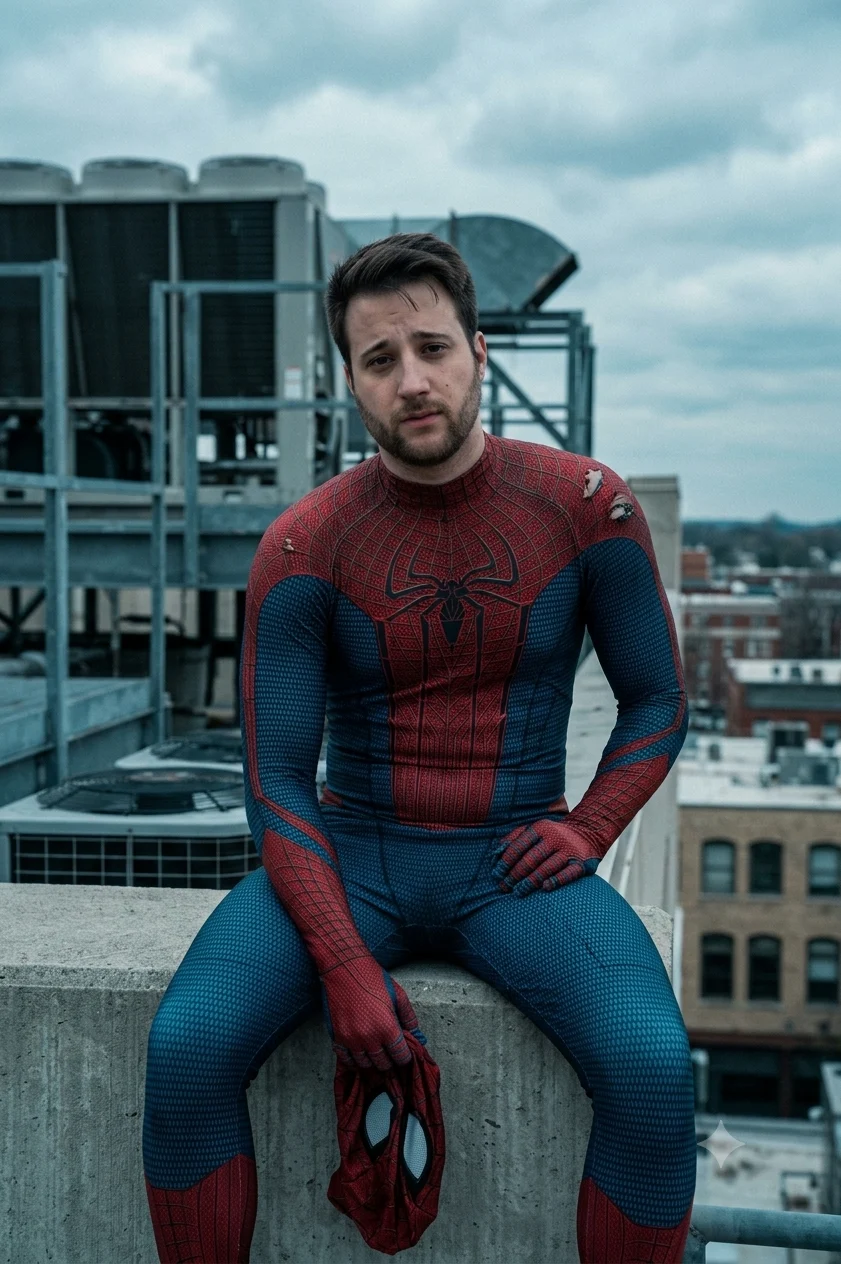 Nachher — Spiderman
